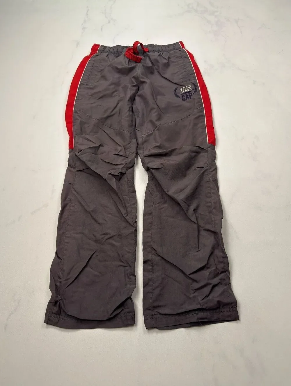 Gap Kids Track Pants Gray Red Sporty Casual Athletic - Boys XXL